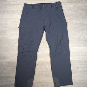 Kuhl Klash Pants Mens 35x30 (34x28) Blue Softshell Water Resistant Hiking